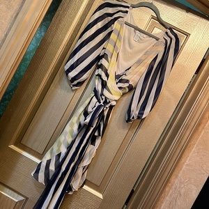 Diane Von Furstenberg tie waist dress size 0